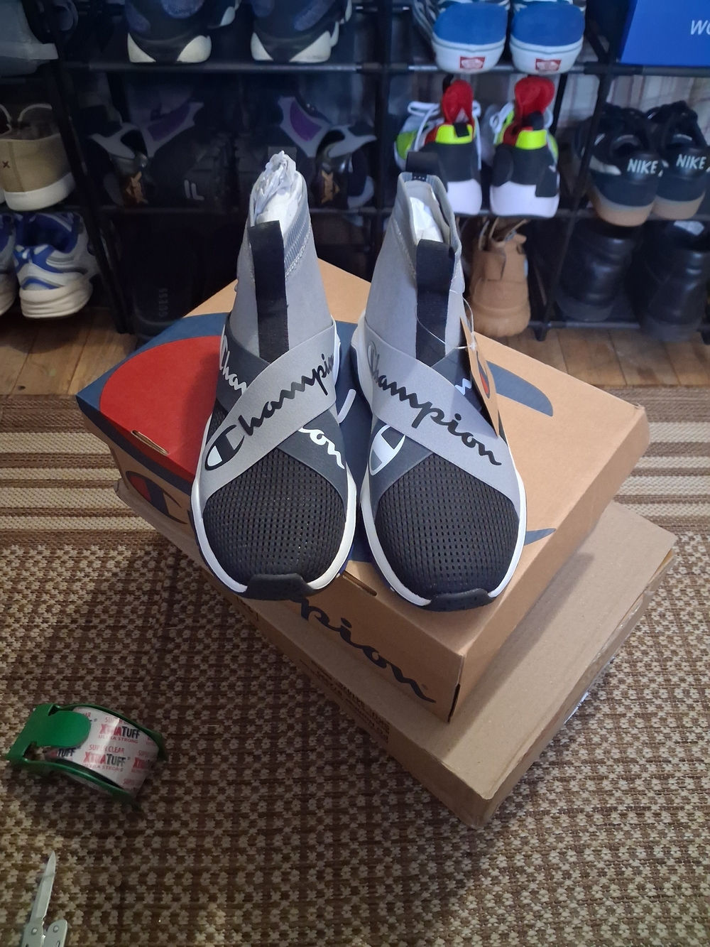Champion Rally Crossover "Concrete/Black" Men's Size 10.5 - Brand New With Box